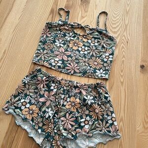 Gilly Hicks floral PJ/Lounge Set